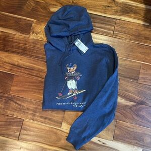 NWT Polo by Ralph Lauren Hoodie with Polo Bear